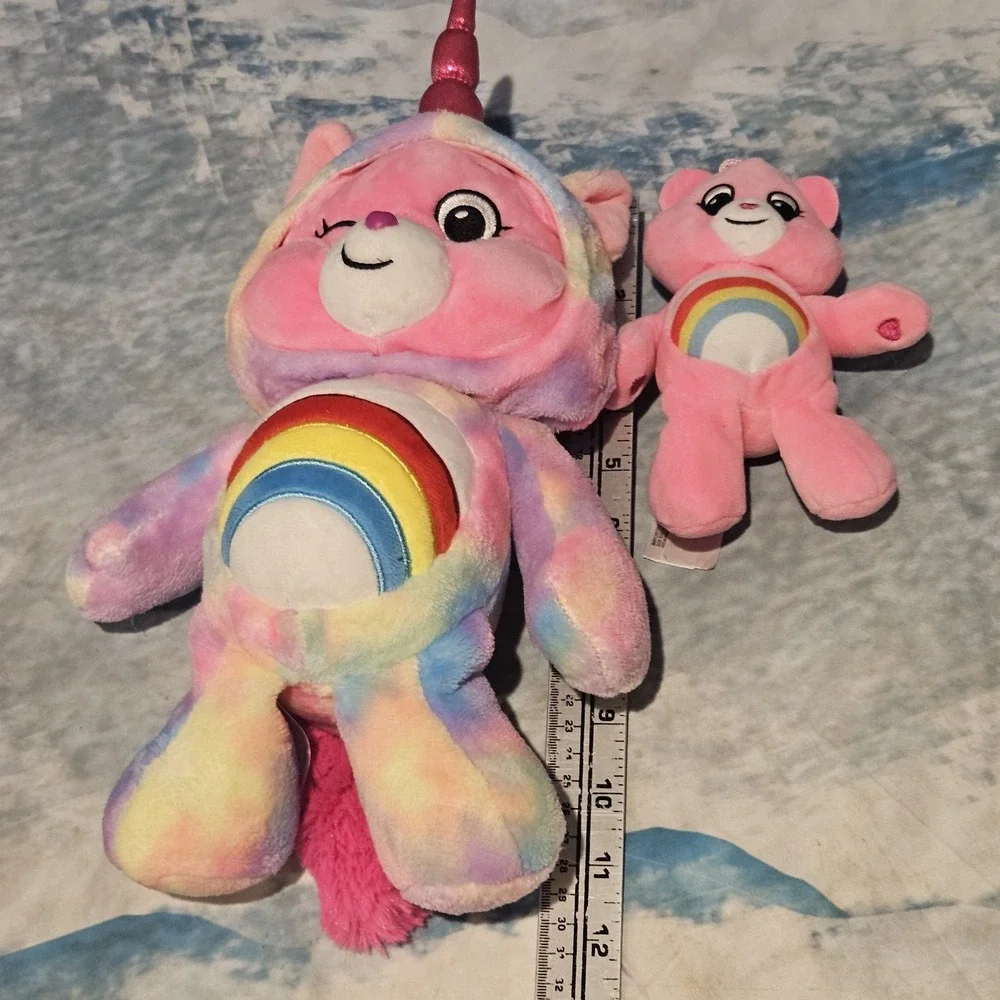 Care Bears Cheer Bear Unicorn Plush Bundle 12